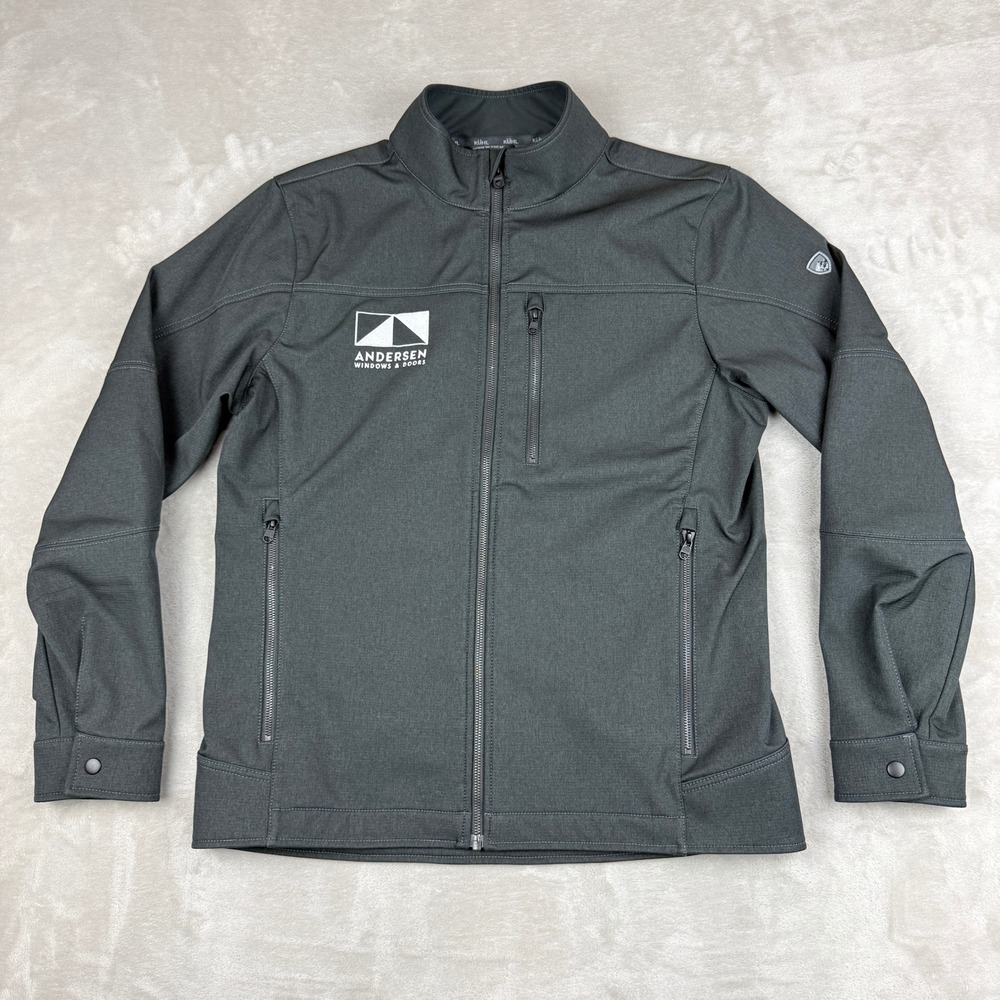 KUHL Impakt Jacket Mens L Charcoal Softshell Full Zip Hiking Outdoors Gorpcore